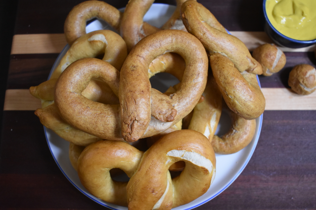 Whole wheat pretzels